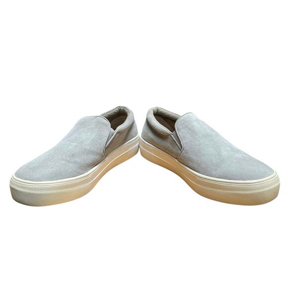 Steve Madden Women’s Gray Suede Gills Platform Slip On Sneakers Size 7 Medium - Picture 3 of 9